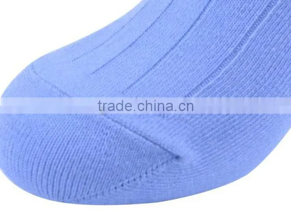 High Quality Pure Cotton Blank Color Dress Crew Socks Men photo-6