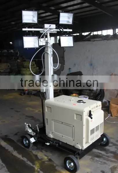 5M Height, 5KW Generator Mobile Light Tower photo-5
