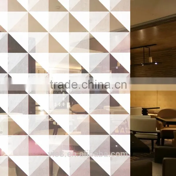 New Design White Triangle PET Gradation Film Vars Window Tint Tinted Plastic Roofing Sheet photo-3