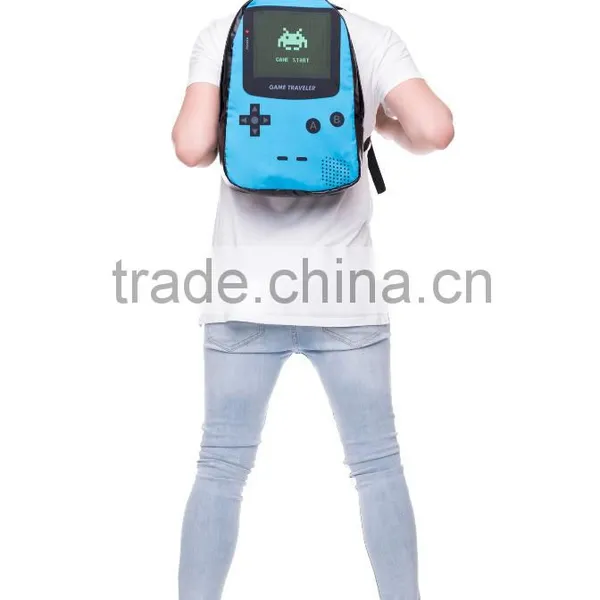High Quality 3D Print Wholesale Polyester Fashion Girls Backpack Bag photo-3