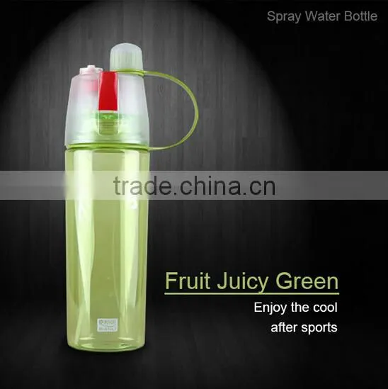 OEM New Design Mist Spray Sport Outdoor Water Bottle Side Handle photo-3
