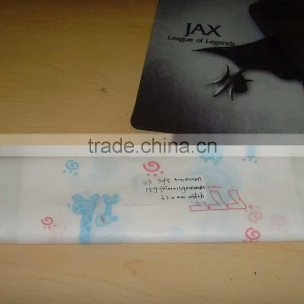Nonwoven Printed PE Film of Diaper Raw Material and Breathable PE Film Backsheet photo-2