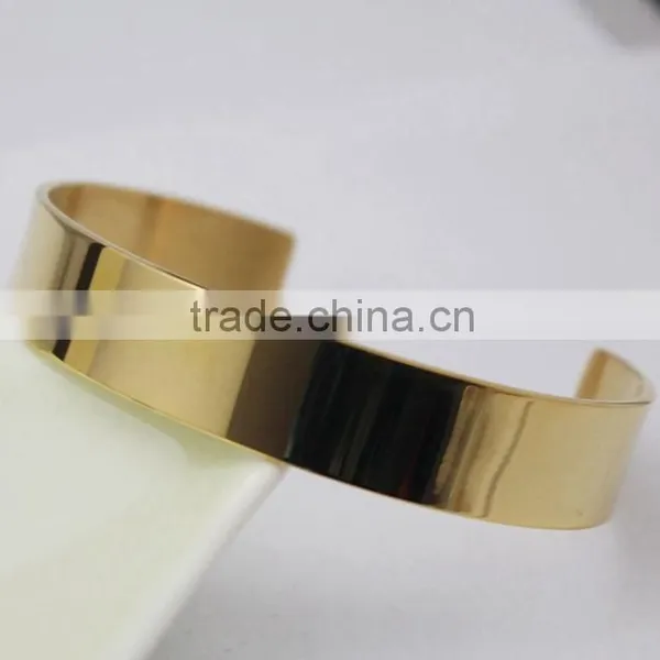 Fashion Female Gold Stainless Steel Bracelet Cuff Bangles Quality Choice photo-5