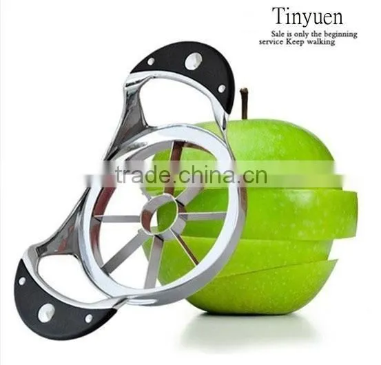 TPR Skidproof Handle Zinc Alloy Apple Slicer Food Slicer Blade photo-3
