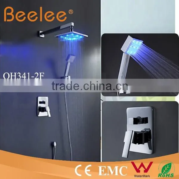 LED Rain Shower Bathroom Shower Bath Mixer photo-3