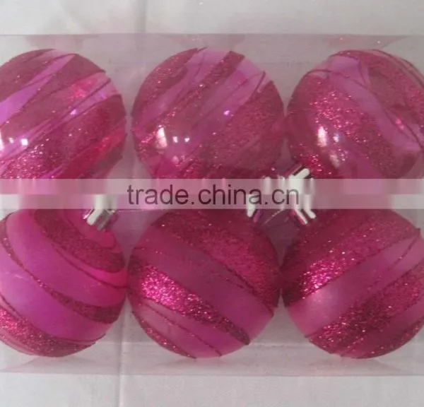 Painted Plastic Christmas Transparent Ball photo-6