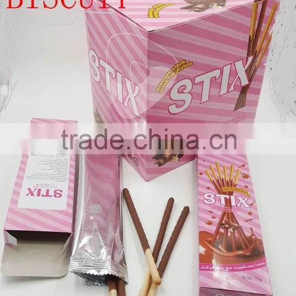 STIX Biscuit Stick Coated With Chocolate Confectionery Quality Choice