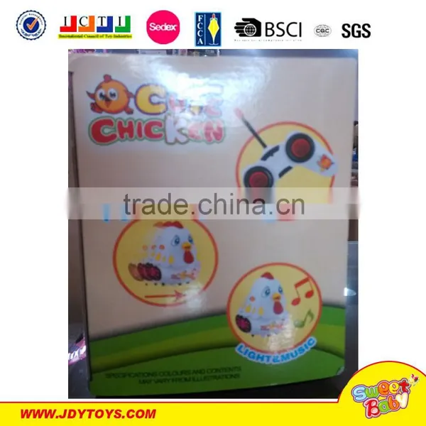 4 Channels Remote Control Car Chicken Animal 3D Light and Music Toy photo-4
