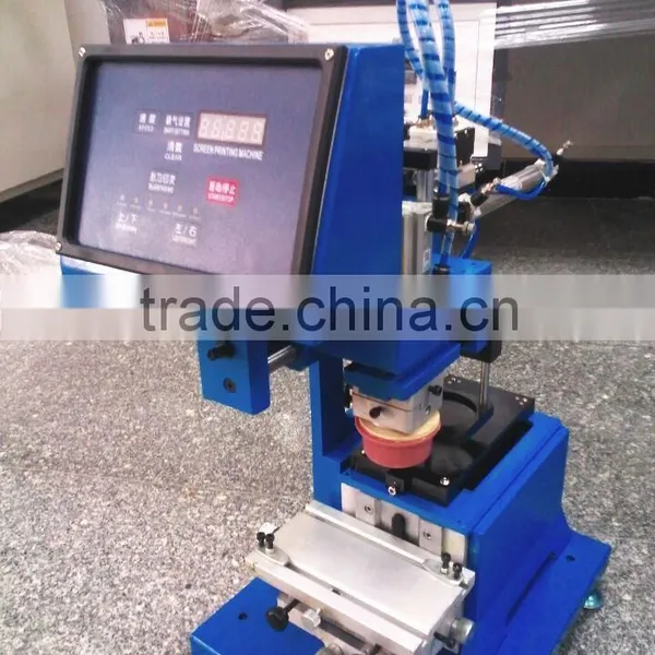 Hand Desktop Pad Printing Machine With Closed Ink Cup Worktable photo-3