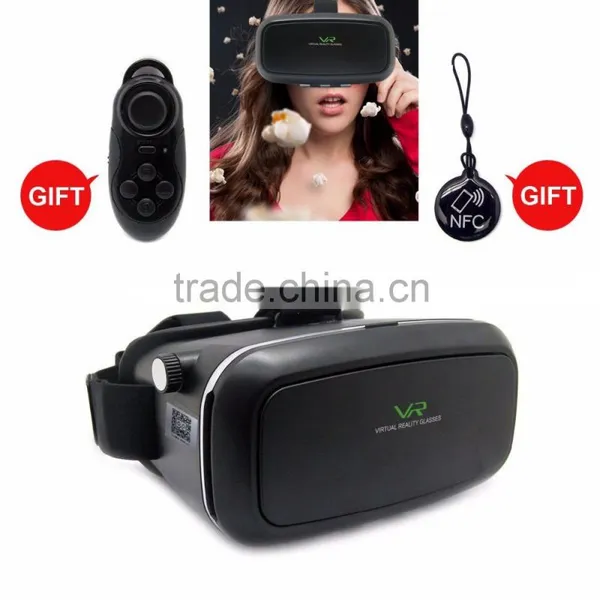 Vr Virtual Reality Headset Google Version 3D Glasses DIY Video Movie Game Glasses photo-3