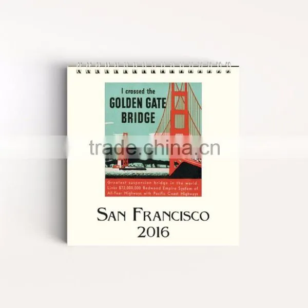 High Quality Full Color Printing Services for Desk Wall Calender & New Year Calender photo-4