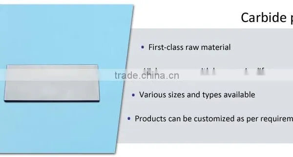 Hard Alloy Tungsten Carbide Plates For Cutting photo-4