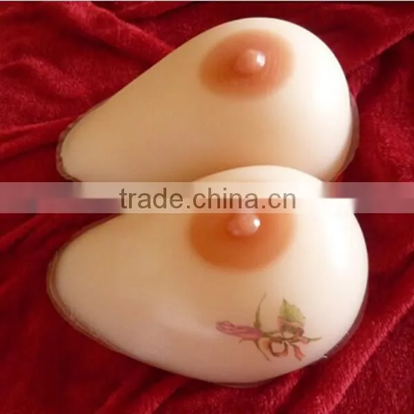 Water Drop Shape Self Adhesive Silicone Breast Breasts 600g Breast