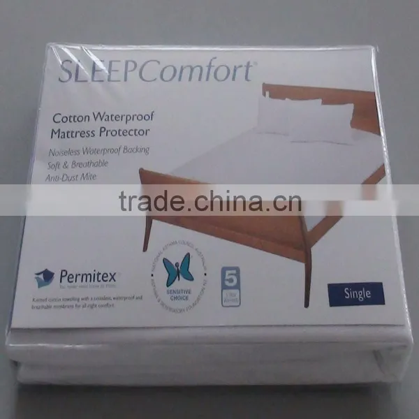 Hight Quality White Terry Waterproof Mattress Protector photo-3