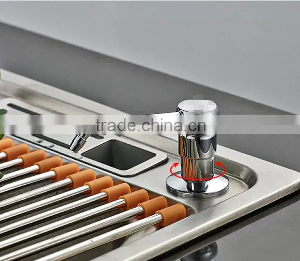 Kitchen Gadgets Hot Selling 2015 Top Grade Kitcehn Stainless Steel Soap Dispenser photo-5