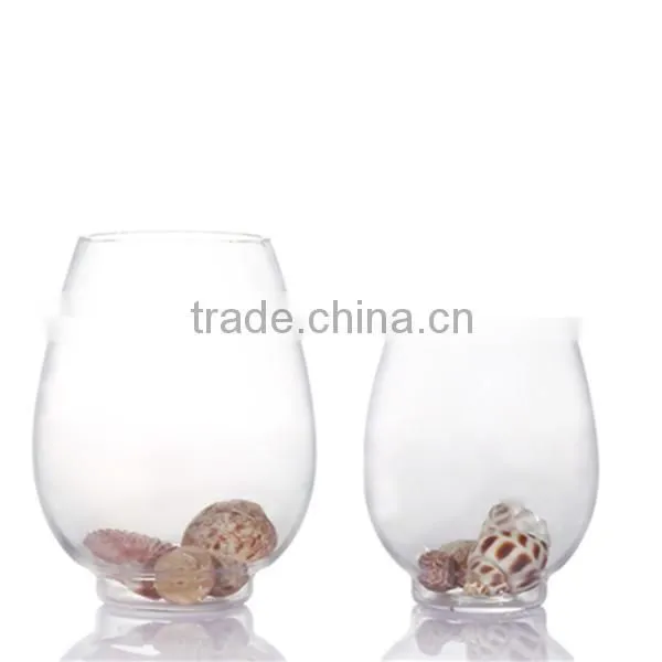 Hot Seller Glass Egg Shaped Fish Bowl photo-2
