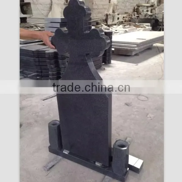 Black Marble Tombstone Headstone photo-3