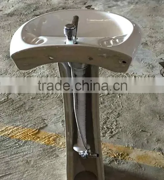 Porcelain Cheap Ivory Shape Bathroom Wash Basins on Sale photo-4