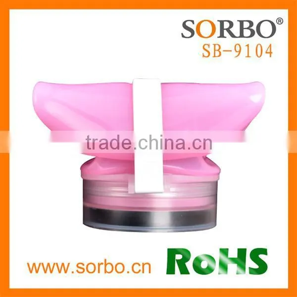 Water Bottle Manufacturing Siliccone Foldable Water Bottle With Solar Lantern photo-5