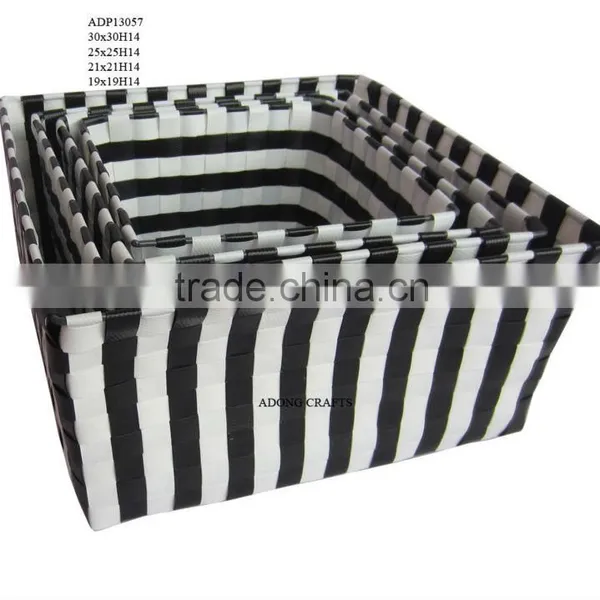 Woven Plastic Basket