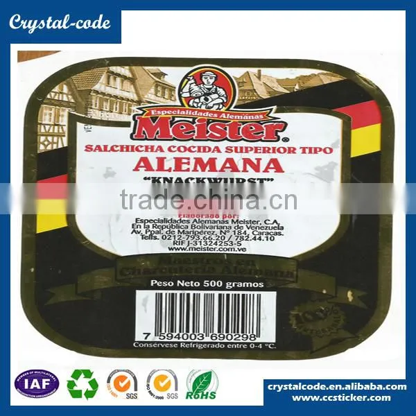 Vinyl Waterproof Adhesive Food Sticker Label photo-4