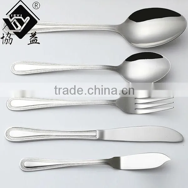 Extra Heavy Weight Metal Handle Cutlery Set
