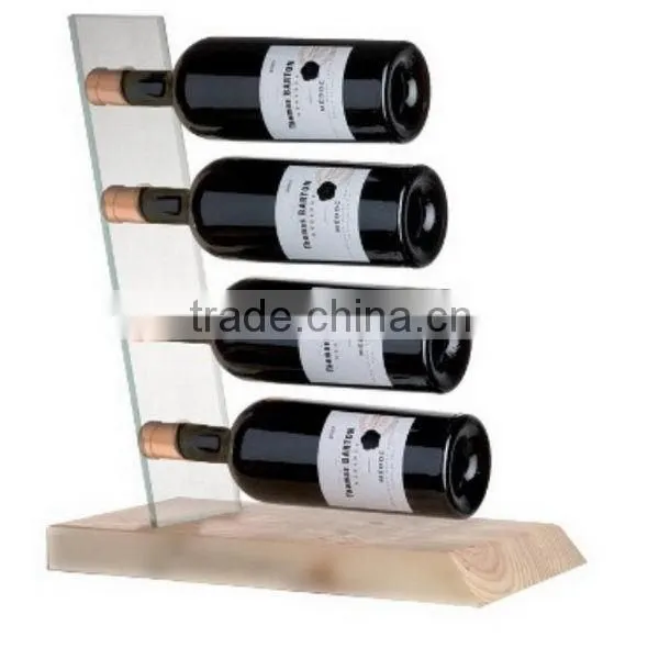 Design Stylish Glass Bottle Tea Light Holder