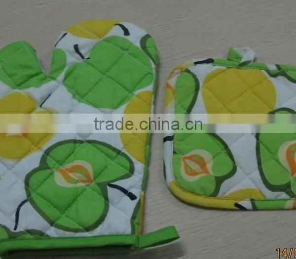 Baking Oven Mitts Microwave Oven Mitts Kitchen Tools Oven Mitt Cotton photo-4