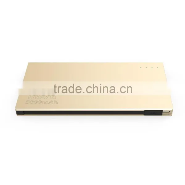 Built-in Plugs Universal Power Bank With fc ce Rohs 5000mAh/10000mAh Portable Phone Solar Charger photo-2