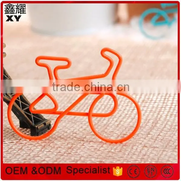 Free Samples Good Quality Bicycle Club Promotinal Bicycle Shape Paper Clips Bike