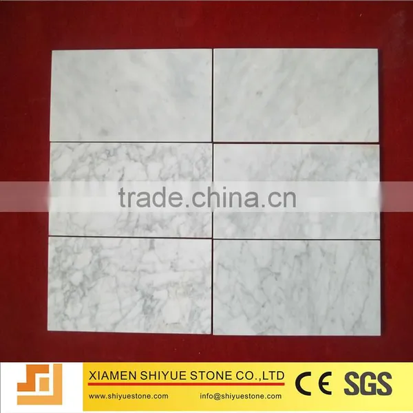 Carrara White Marble Tile Mosaic Patterns photo-5