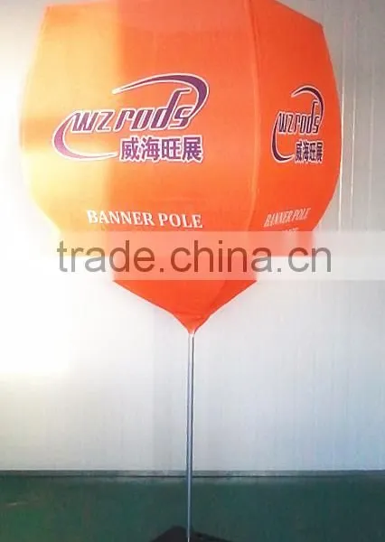 Burgundy Beach Flying Flag Banner Stand photo-3