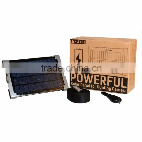 Bestok Solar Panel for Outdoors Electranics Useful Power Bank for Hunting/wildlife/scouting Cameras