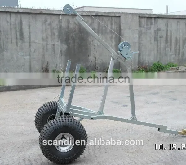 Professional Log Trailer Manufacturer 4W-A07 Log Winch Trailer photo-3