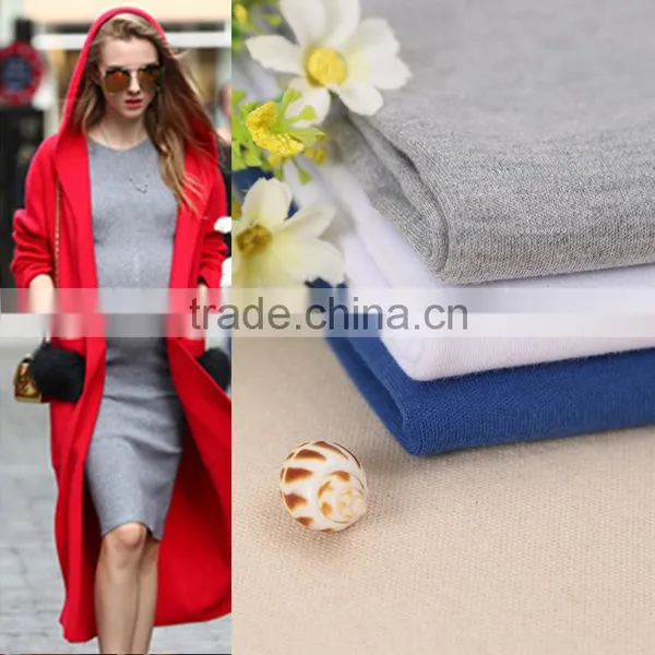 Factory Sweat Fabric Plain Solid Dyed t c 65 Polyester 35 Cotton Grey Fabric Woven Blend Fabric for Women Dressing