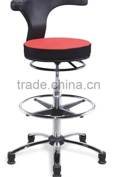 High Quality Laboratory ESD Chair With Adjustable Height, PU Saddlestool photo-5