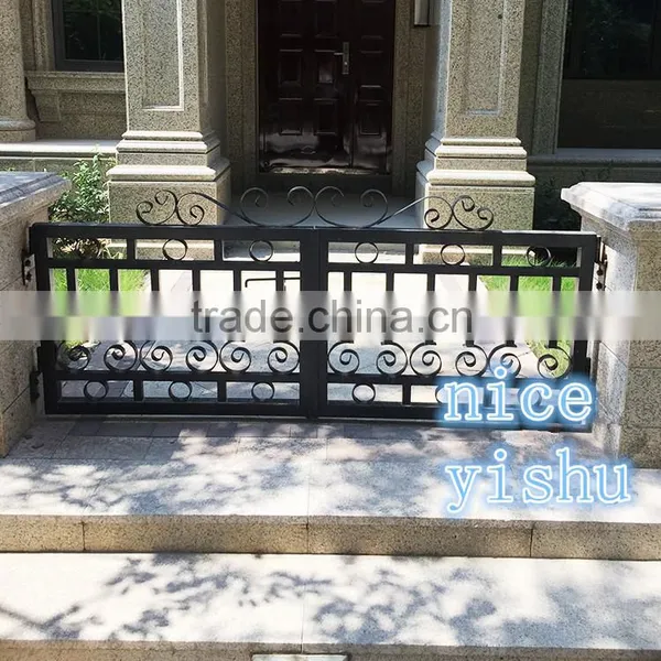Modern Main Gate Designs for Homes and Garden Wrought Iron Gate on .com photo-4
