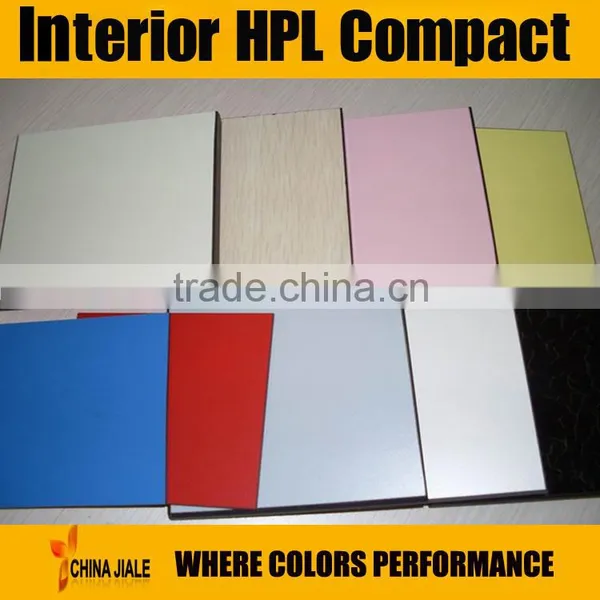 Waterproof and Fire Resistant 12mm Phenolic Resin HPL Compact Board