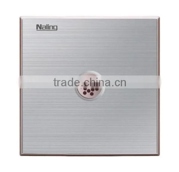 acoustic Light-activated delay switch energy saving Brushed stainless steel electrical wall switch
