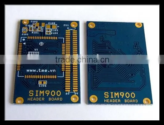 SIM900 Header PCB Gold pcb supplier