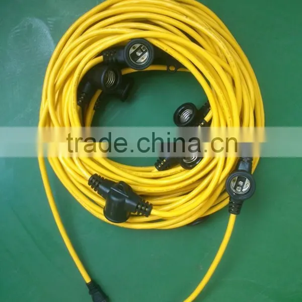 UL sjtw 14-2 100ft string lights lighting string with cages
