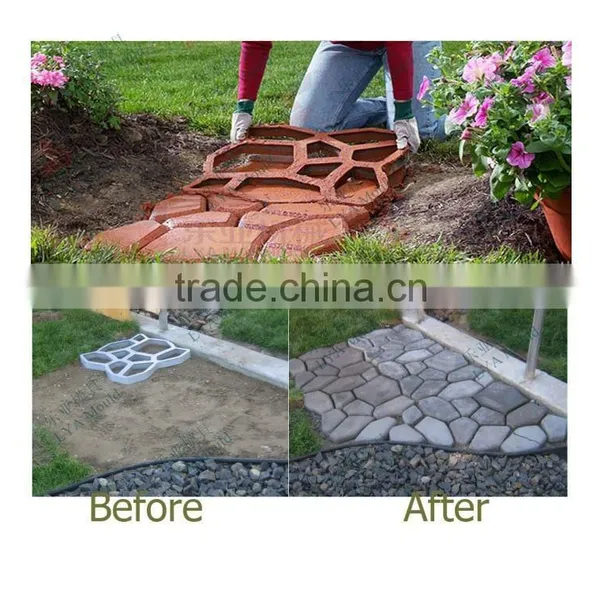 Garden Tool Path-mate DIY Stone Pavement Mold for Making Pathways for Your Garden / Paving Mold G0014 photo-3