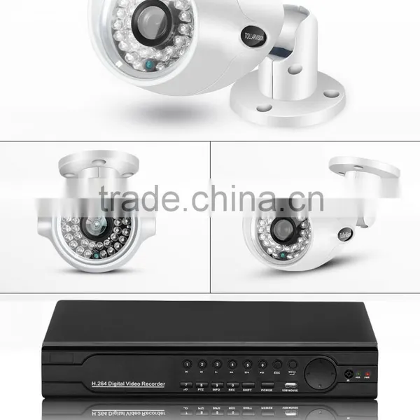 Private OEM 4CH AHD 960P 1.3MP Cctv Camera System AHD DVR H.264 photo-2