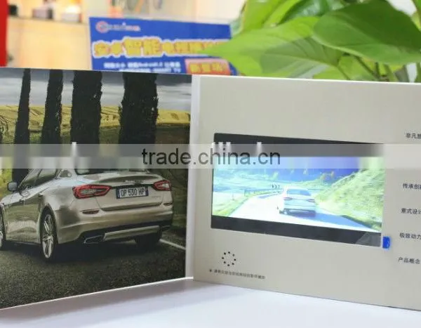Hot 7 Inch Video Playing Advertising Business Brochure for Christmas Gifts photo-3