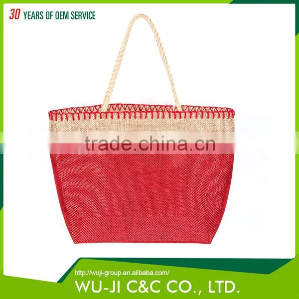 China Wholesale Merchandise Canvas Tote Bag Rope Handle