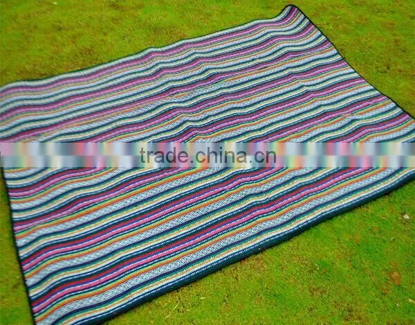 Stripe Lawn Cushion Insulation Outdoor Blanket photo-2