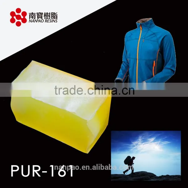 NANPAO Light Yellow Roller Coating PUR Adhesive For Textile Application photo-2