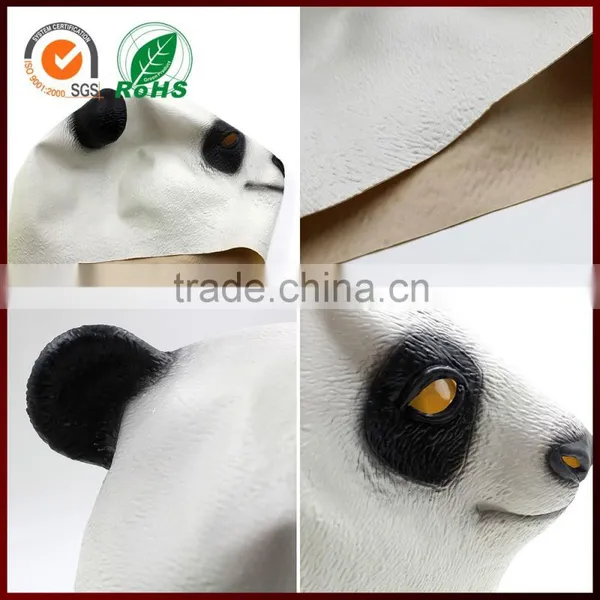 Hot Sale Masquerade Magical Full Head Adult Size Animal Panda Latex Mask photo-4