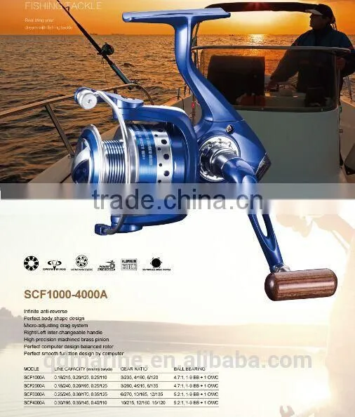 Aluminum Spool Spinning Fishing Reel SCF1000-6000A photo-4