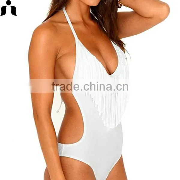 Summer One -piece Bathing Suits With Romantic Tassels photo-2